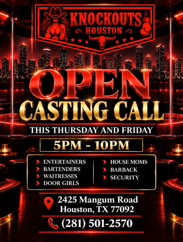 Casting Call at Knockouts Houston
